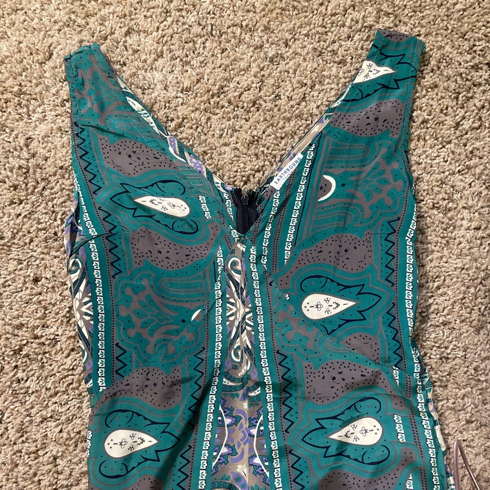Earthbound flare romper
